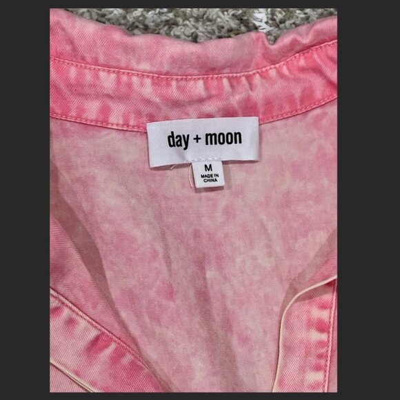 Pink T-shirt Dress, Day And Moon, NWOT, Sz M - Picture 5 of 5